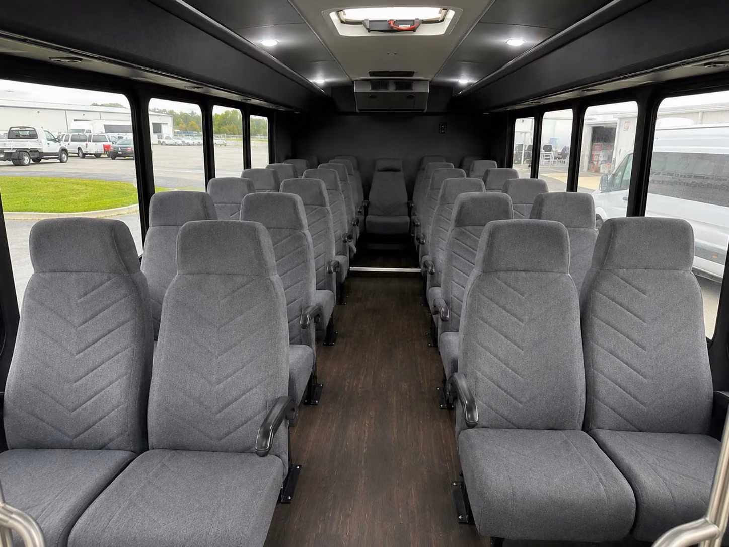 18 passenger minibus interior