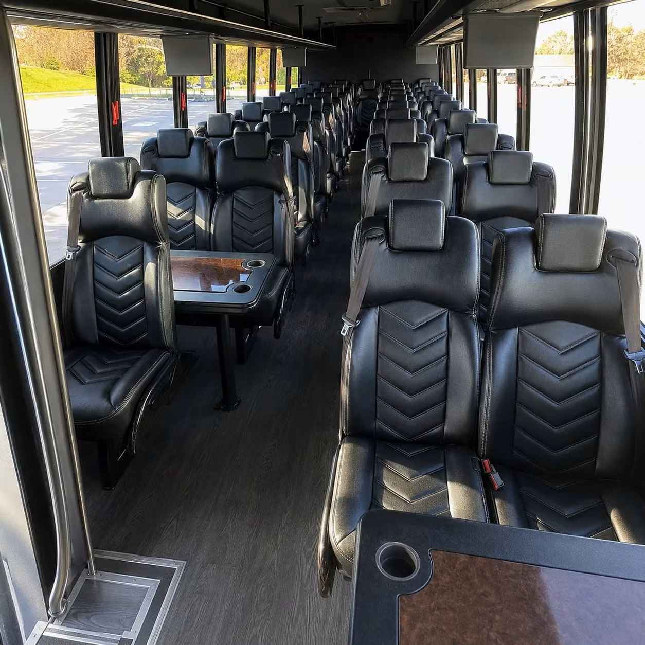 30 passenger minibus inside