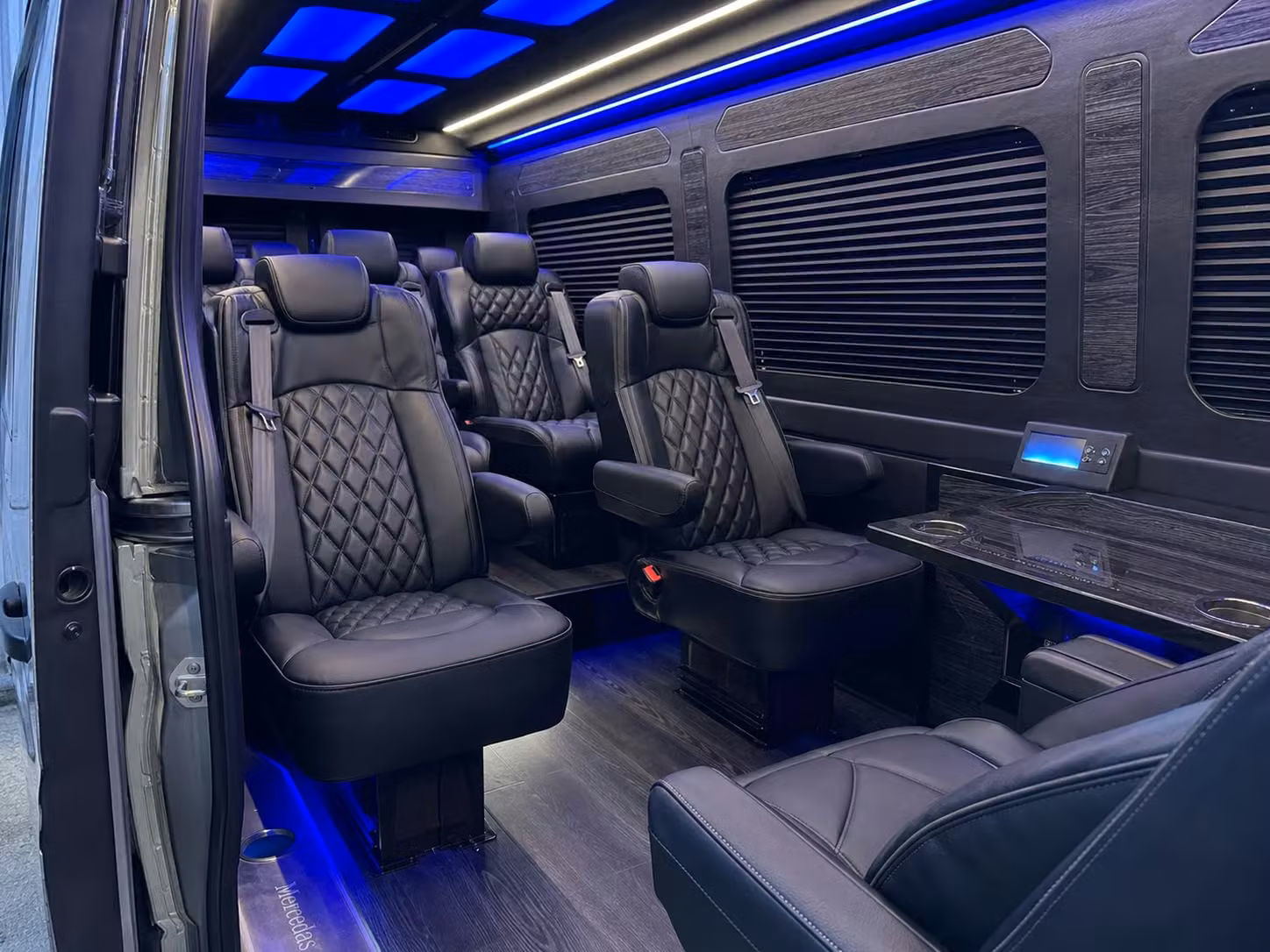 sprinter van transportation for groups and events across manteca