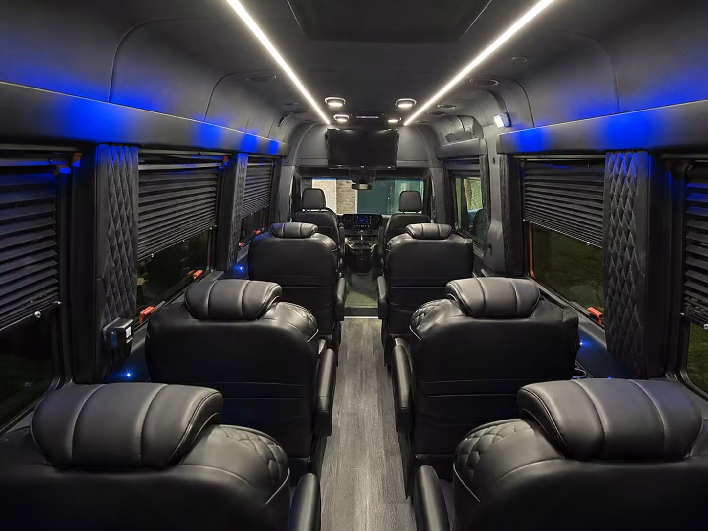 sprinter van with driver interior